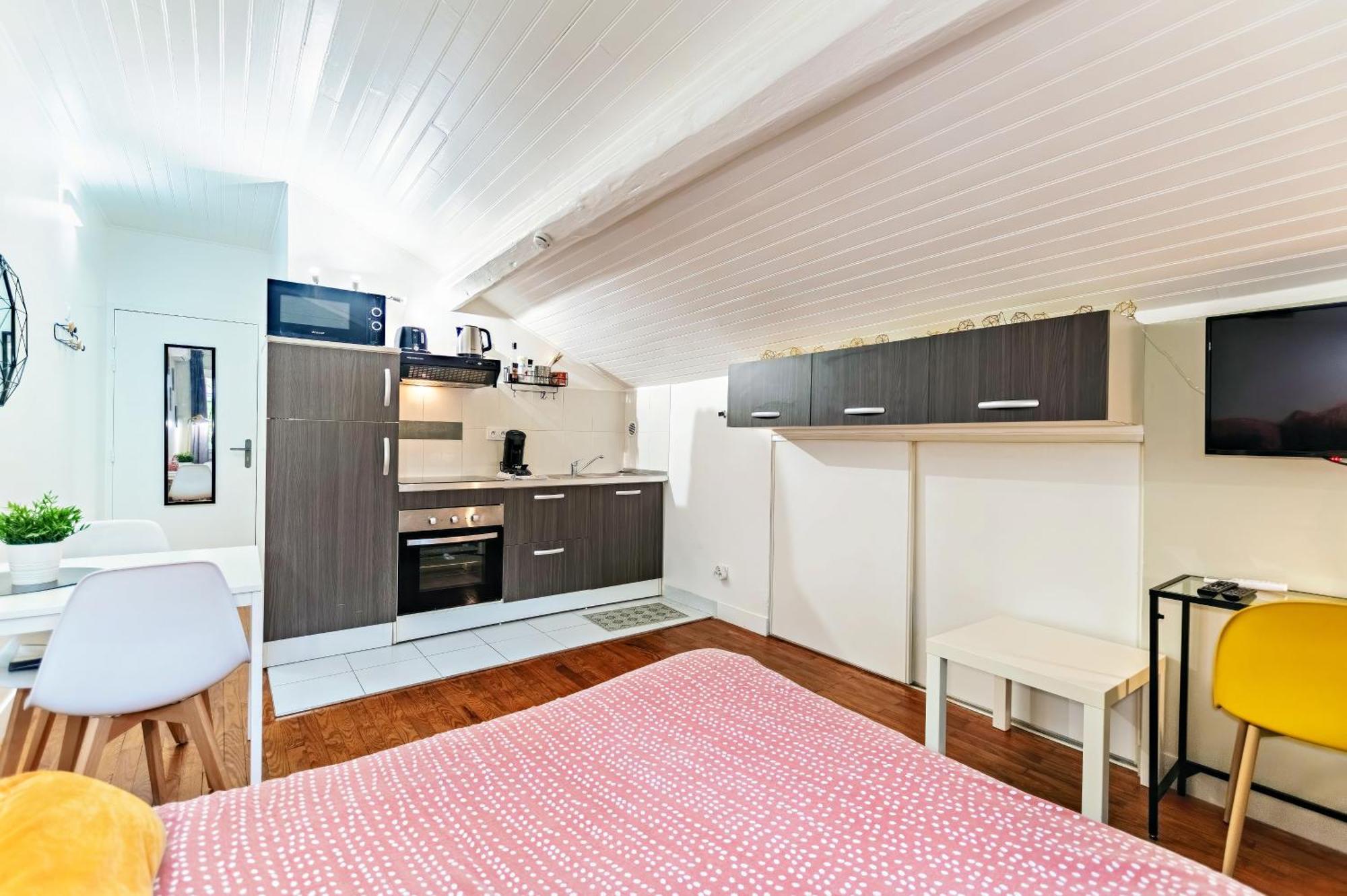 Charmant Studio Cosy Climatise Et Parking Securise A Proximite Du Centre Ville De ליון מראה חיצוני תמונה